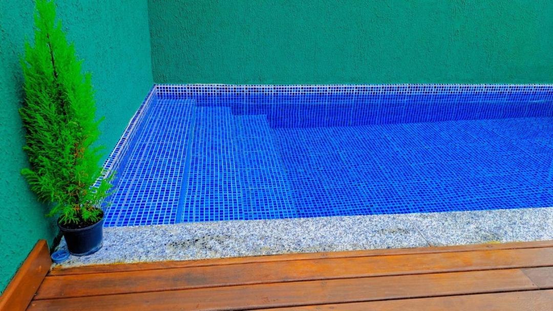 Cobertura Com Piscina - Praia Da Enseada Guaruja Bagian luar foto