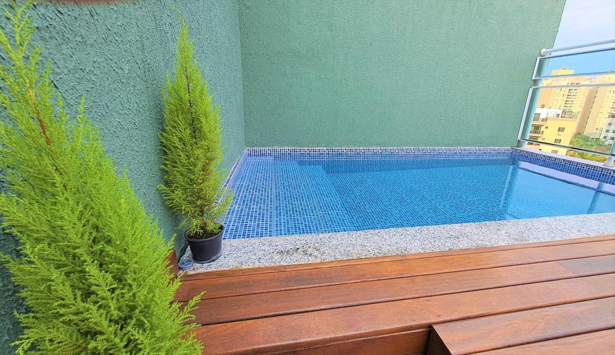 Cobertura Com Piscina - Praia Da Enseada Guaruja Bagian luar foto