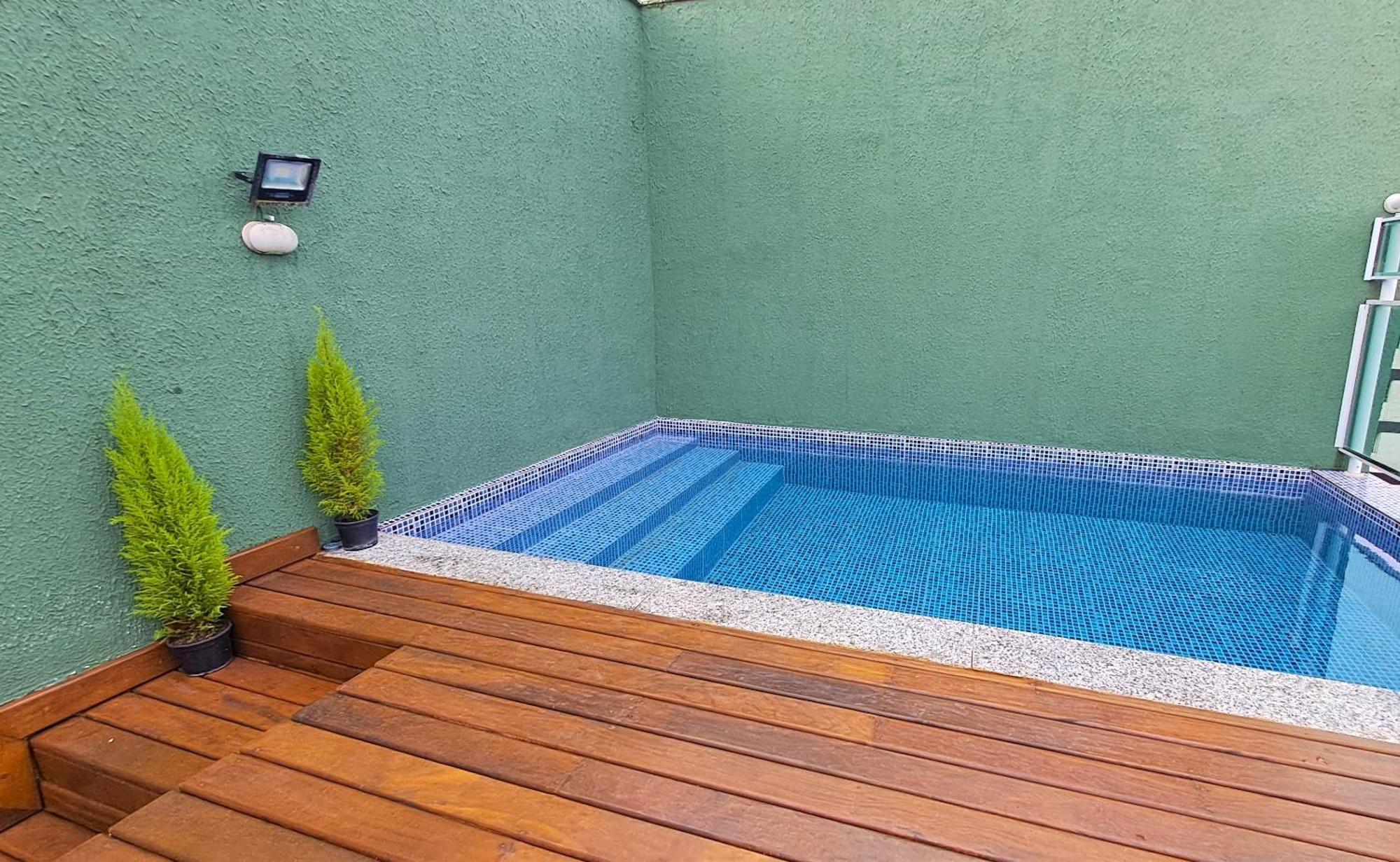 Cobertura Com Piscina - Praia Da Enseada Guaruja Bagian luar foto
