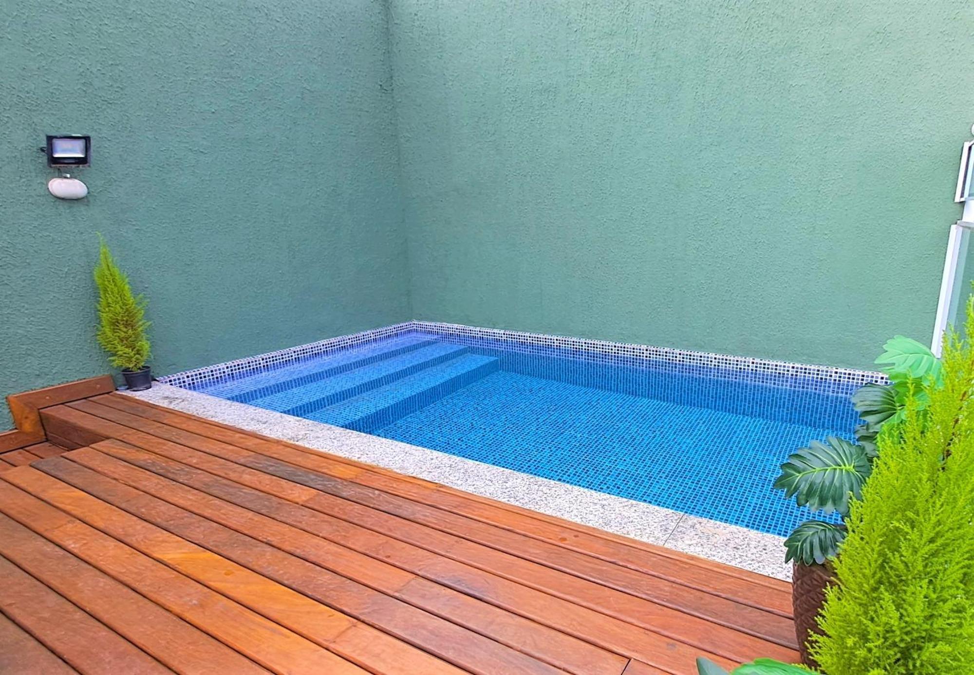 Cobertura Com Piscina - Praia Da Enseada Guaruja Bagian luar foto